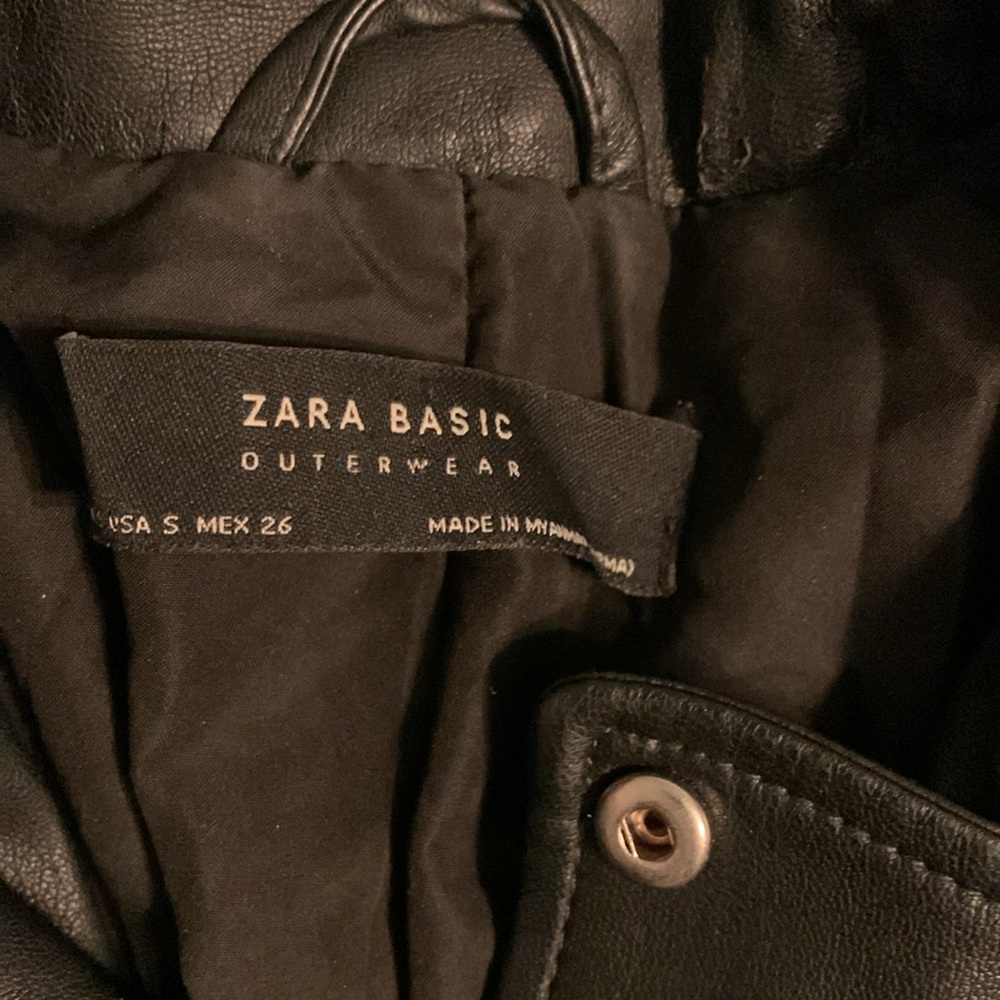 Zara Basic Jacket With Zipper Details - image 2